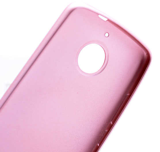 Lenovo Moto E4 Kılıf Zore Premier Silikon Kapak Rose Gold