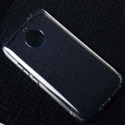 Lenovo Moto E4 Plus Kılıf Zore Süper Silikon Kapak Renksiz