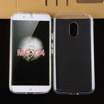 Lenovo Moto G4 Kılıf Zore Süper Silikon Kapak Renksiz