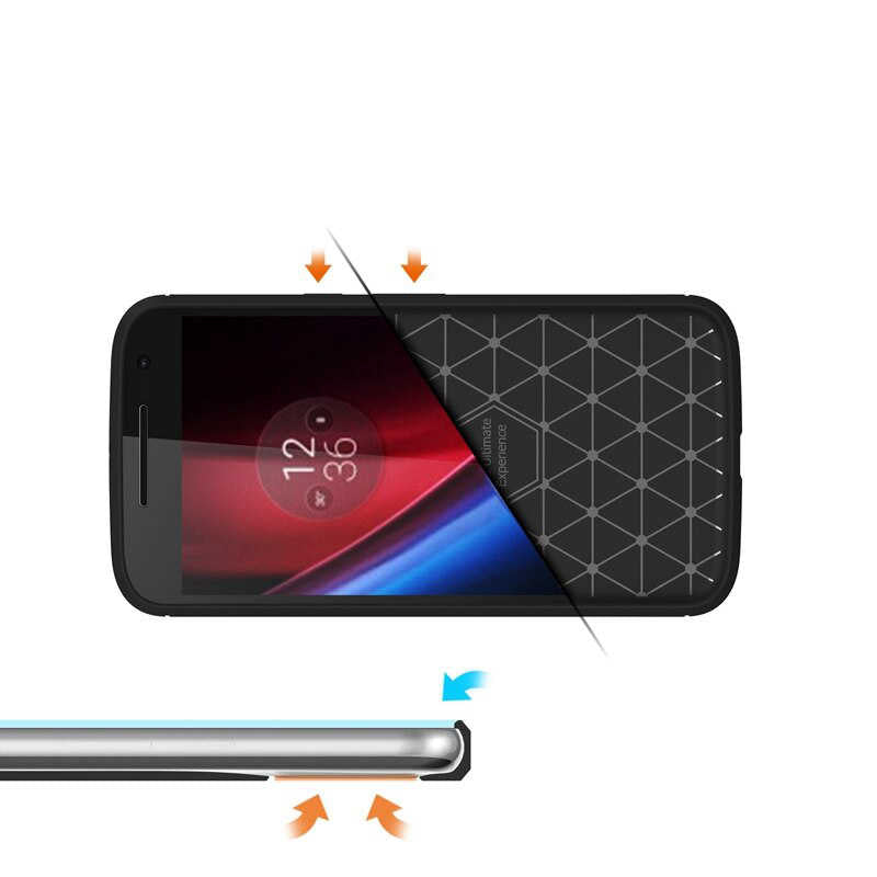 Lenovo Moto G4 Plus Kılıf Zore Room Silikon Kapak Lacivert