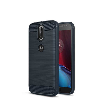Lenovo Moto G4 Plus Kılıf Zore Room Silikon Kapak Lacivert