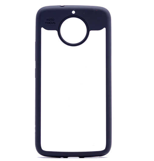 Lenovo Moto G5 Kılıf Zore Buttom Kapak Siyah