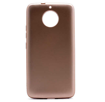Lenovo Moto G5S Kılıf Zore Premier Silikon Kapak Gold