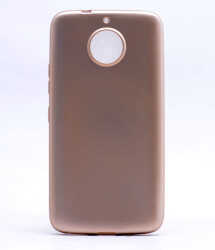 Lenovo Moto G5S Plus Kılıf Zore Premier Silikon Kapak Gold