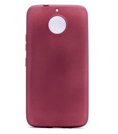 Lenovo Moto G5S Plus Kılıf Zore Premier Silikon Kapak Mürdüm