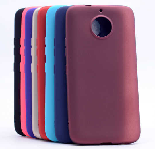 Lenovo Moto G5S Plus Kılıf Zore Premier Silikon Kapak Gold