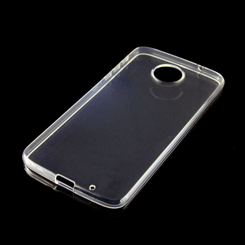 Lenovo Moto Z Kılıf Zore Süper Silikon Kapak Renksiz