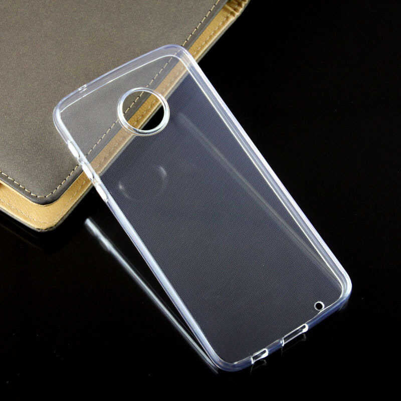 Lenovo Moto Z Play Kılıf Zore Süper Silikon Kapak Renksiz