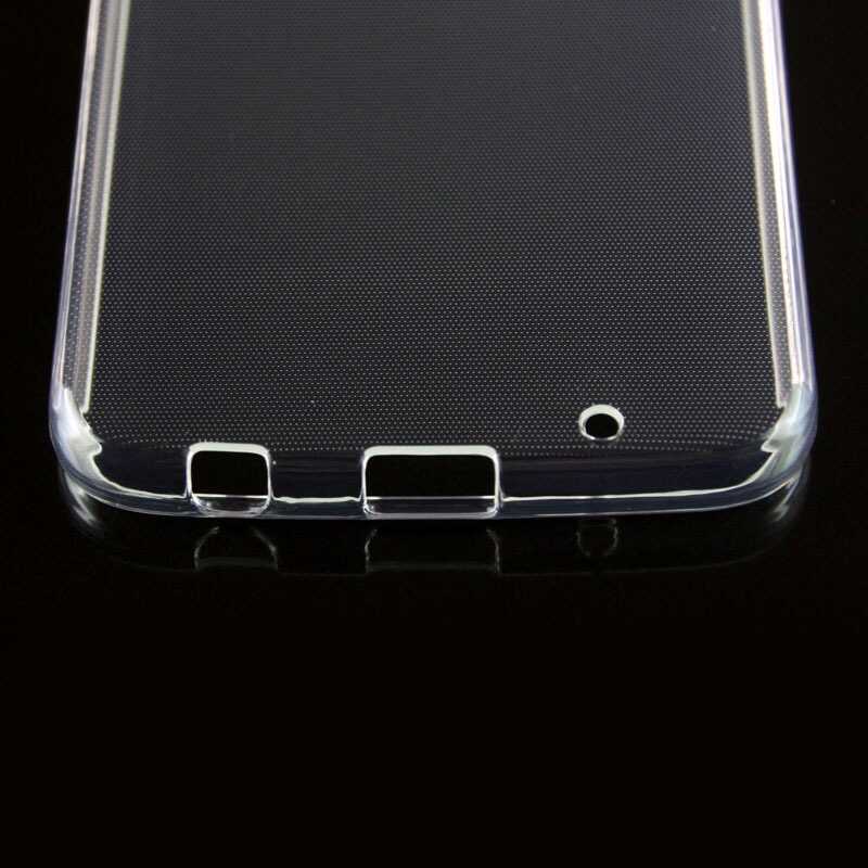 Lenovo Moto Z Play Kılıf Zore Süper Silikon Kapak Renksiz