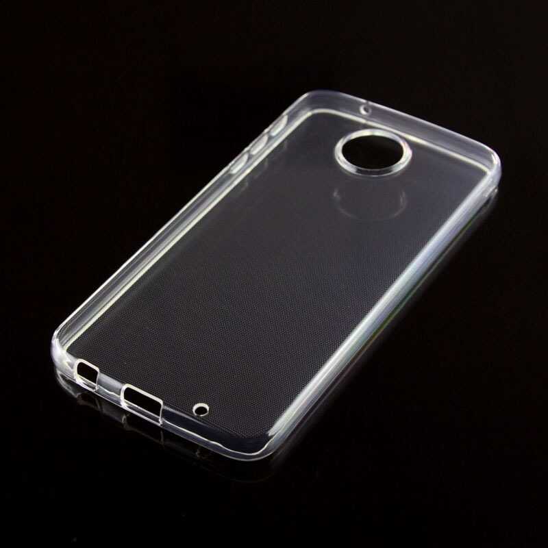 Lenovo Moto Z Play Kılıf Zore Süper Silikon Kapak Renksiz