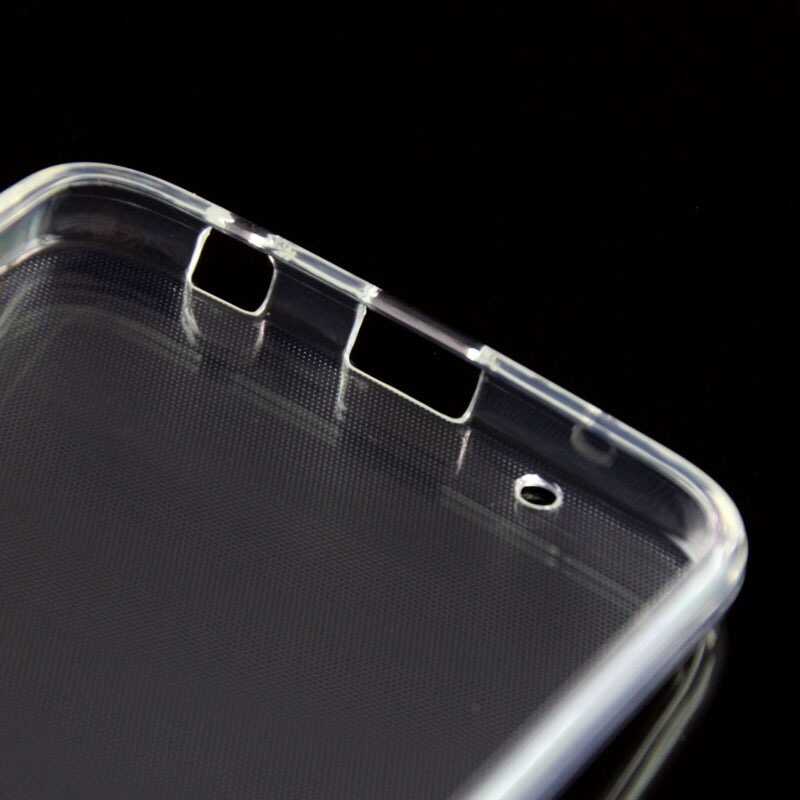 Lenovo Moto Z Play Kılıf Zore Süper Silikon Kapak Renksiz