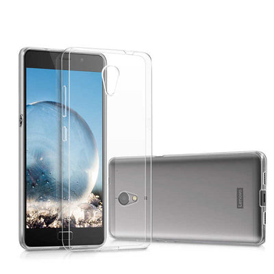 Lenovo P2 Kılıf Zore Süper Silikon Kapak Renksiz