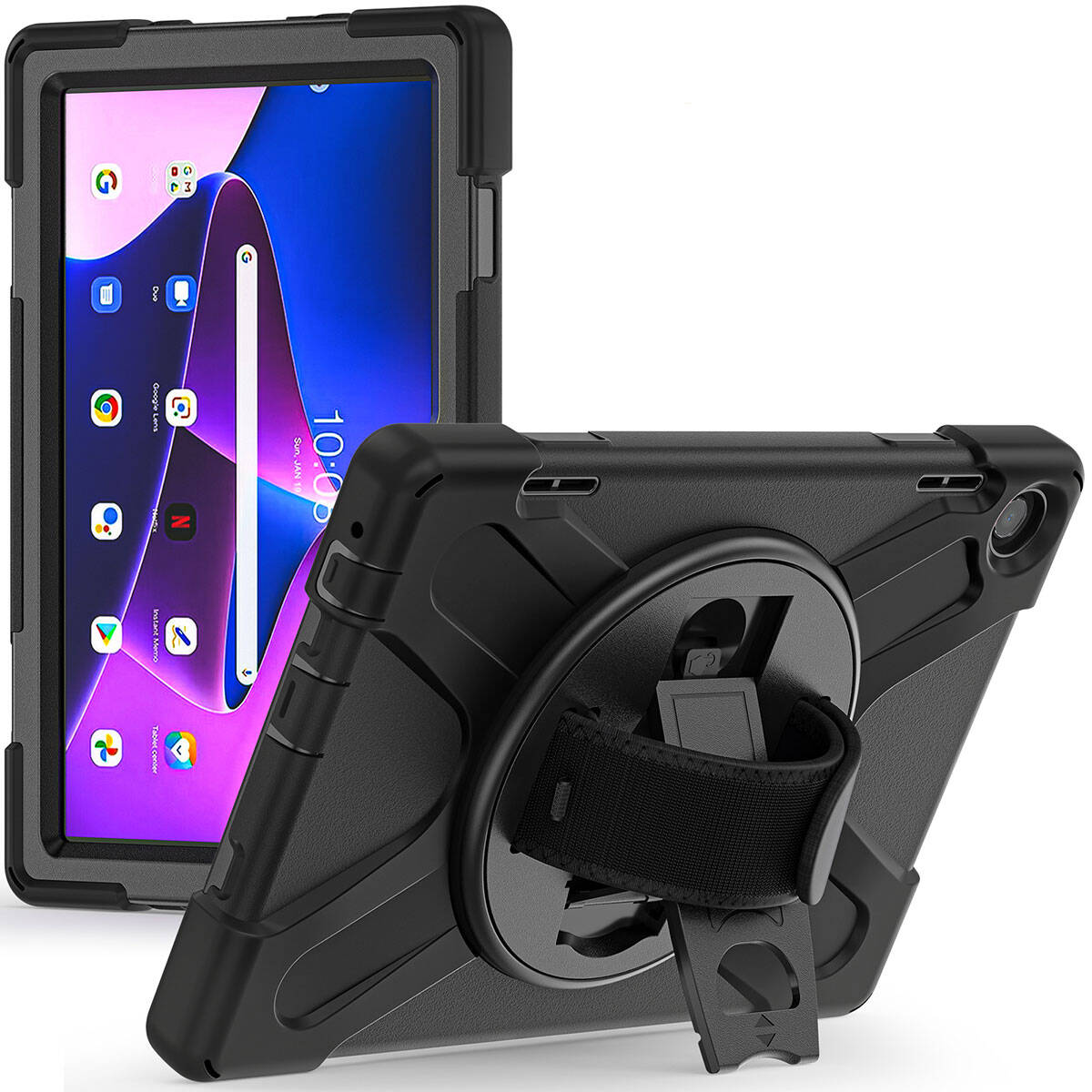 Lenovo Tab M10 HD (2.Nesil) 2022 Zore Defender Tablet Silikon Siyah