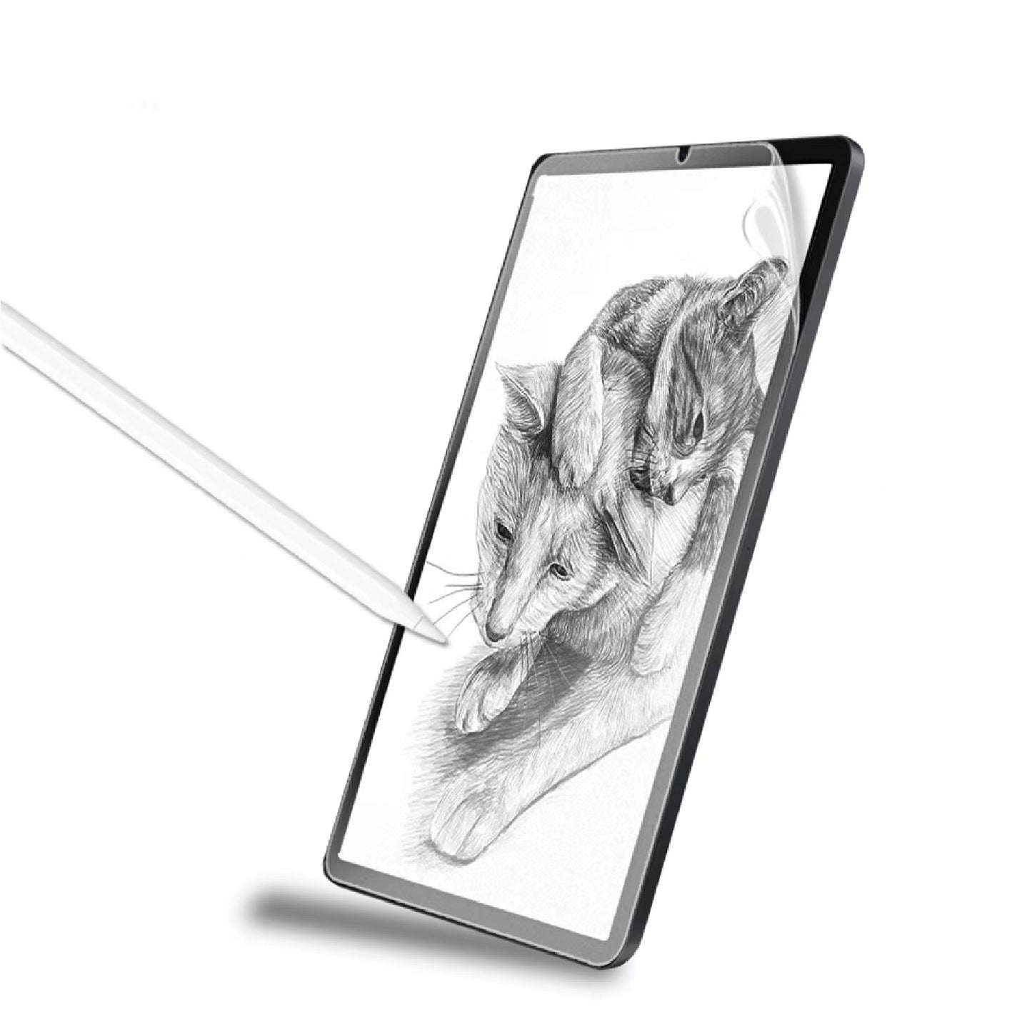 Lenovo Tab M10 Plus TB-125F - TB-128F 3. Jenerasyon Kağıt Hisli Mat Davin Paper Like Tablet Ekran Koruyucu Renksiz