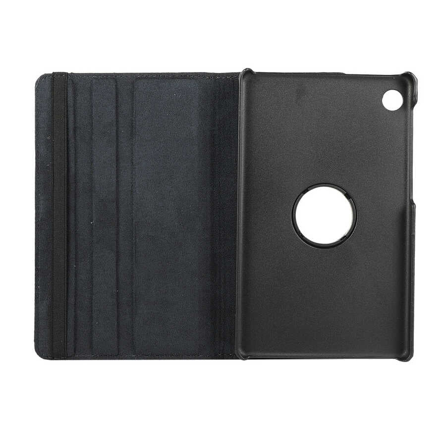 Lenovo Tab M10 TB-328F 3. Jenerasyon Zore Dönebilen Standlı Kılıf Pembe Koyu