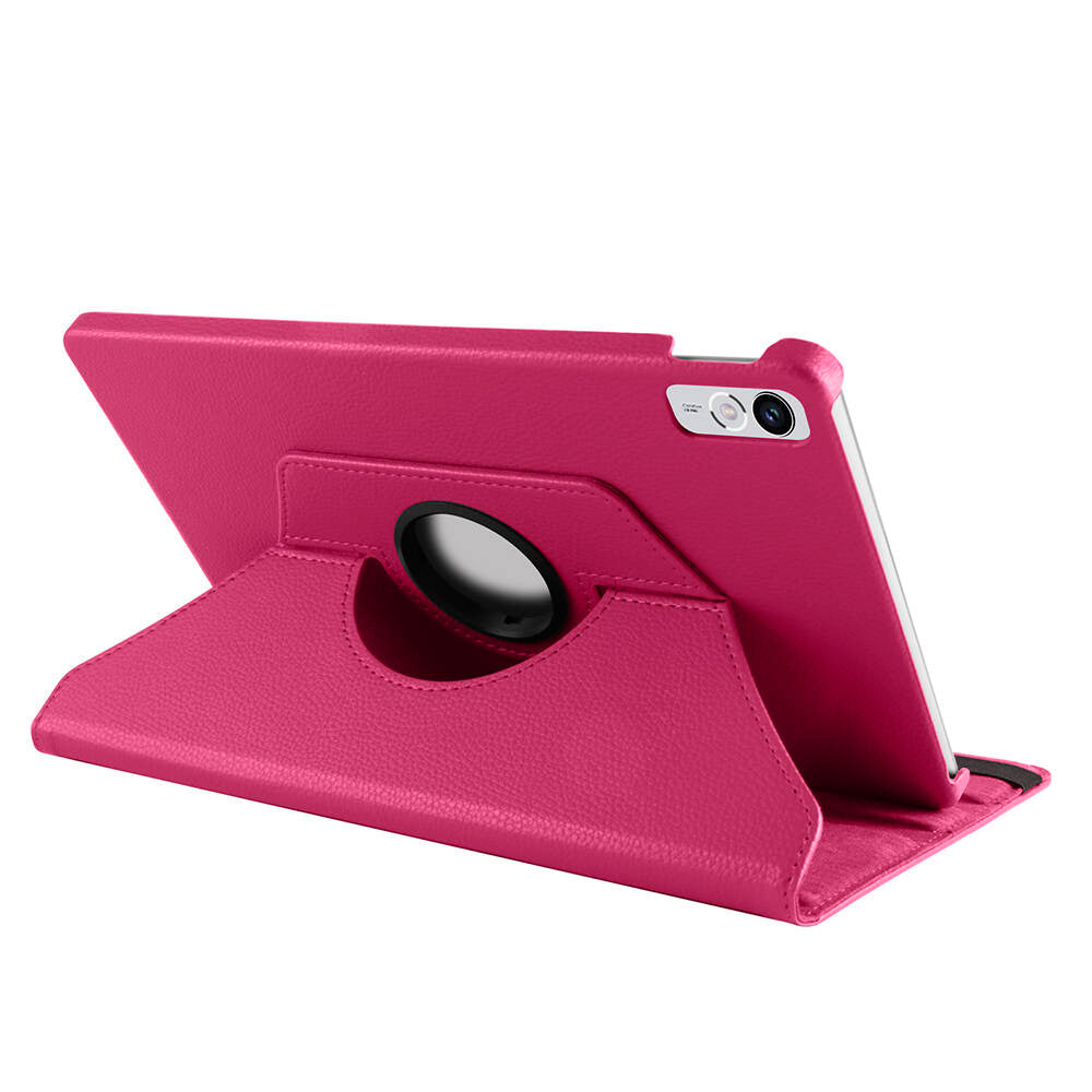 Lenovo Tab P11 11.5 (2.Nesil) TB350UF Zore Dönebilen Standlı Kılıf Kırmızı