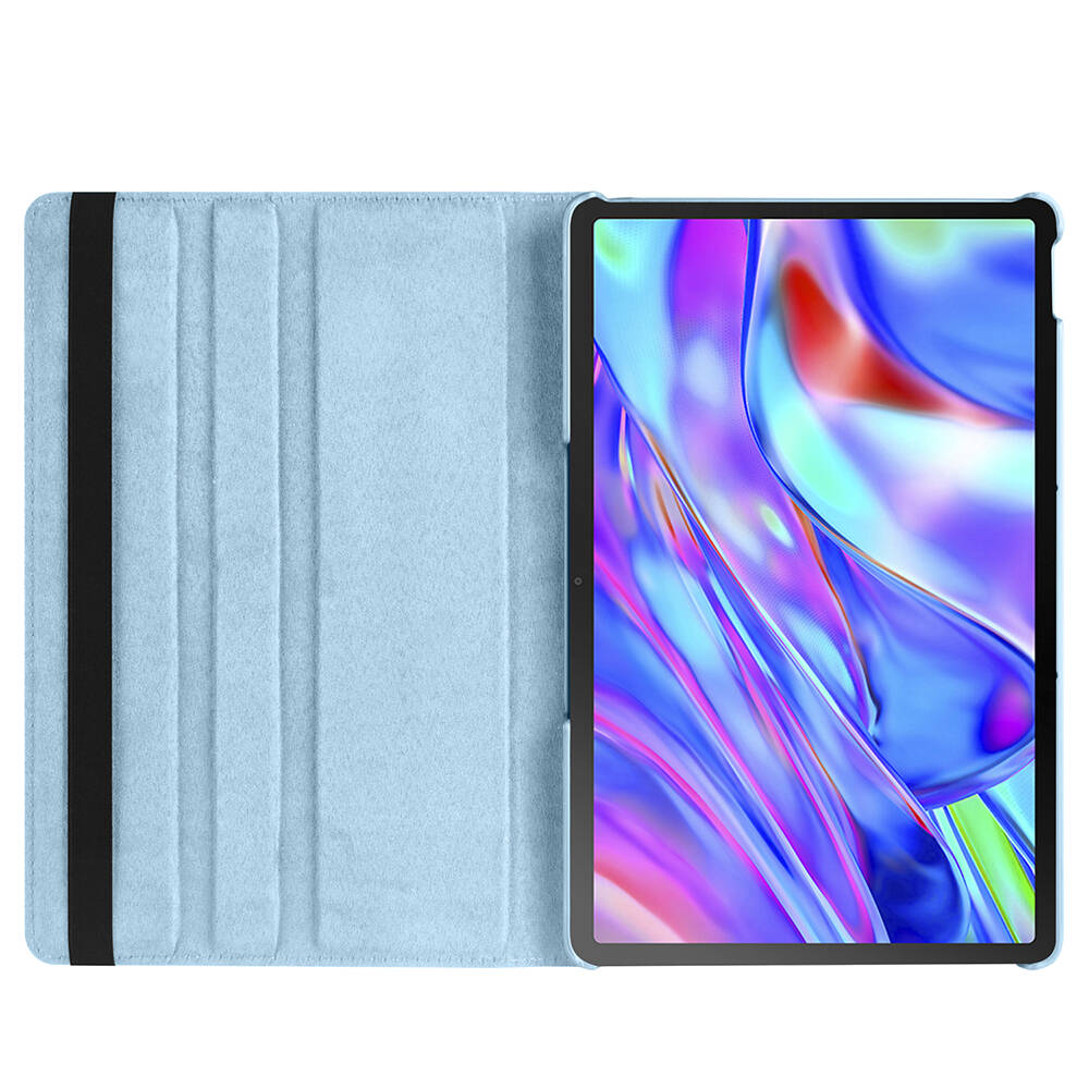 Lenovo Tab P11 11.5 (2.Nesil) TB350UF Zore Dönebilen Standlı Kılıf Pembe Koyu
