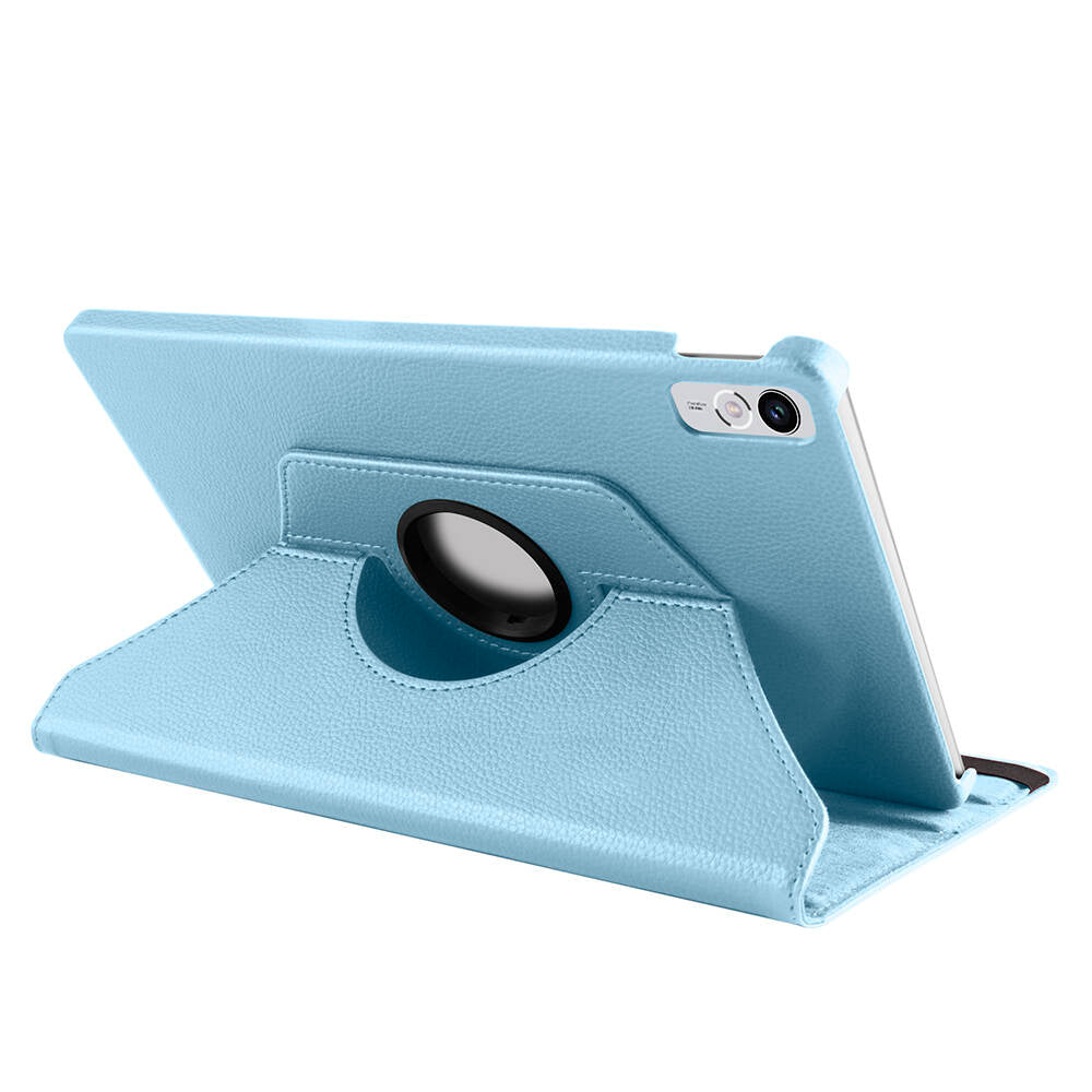 Lenovo Tab P11 11.5 (2.Nesil) TB350UF Zore Dönebilen Standlı Kılıf Pembe Koyu