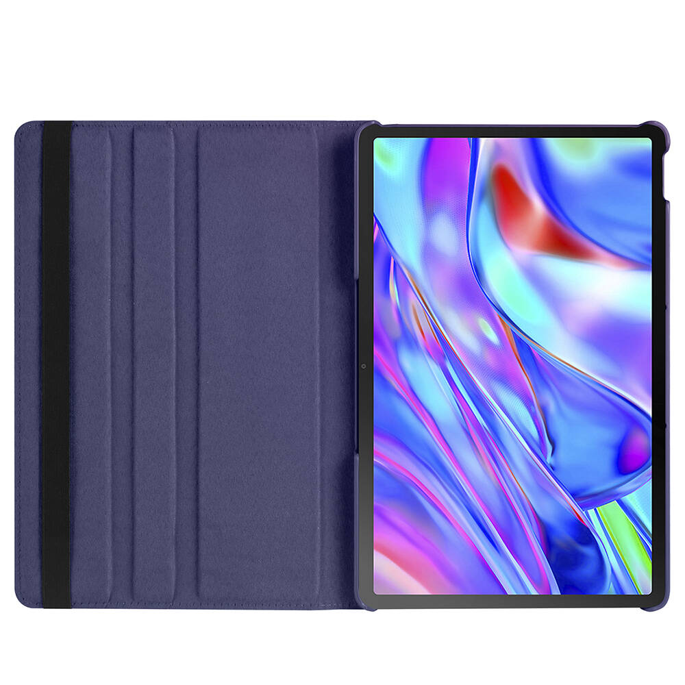 Lenovo Tab P11 11.5 (2.Nesil) TB350UF Zore Dönebilen Standlı Kılıf Mavi