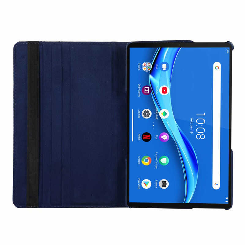 Lenovo Tab P11 Pro 11.2" 2.Nesil Zore Dönebilen Standlı Kılıf Kırmızı