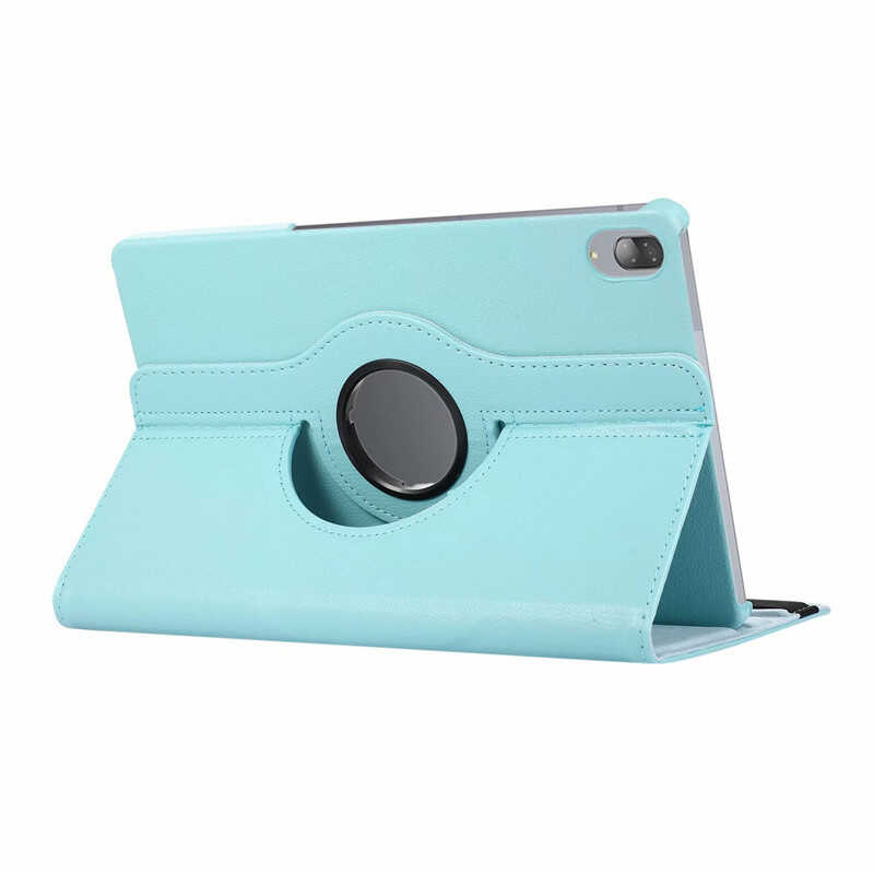 Lenovo Tab P11 Pro 11.2" 2.Nesil Zore Dönebilen Standlı Kılıf Mavi