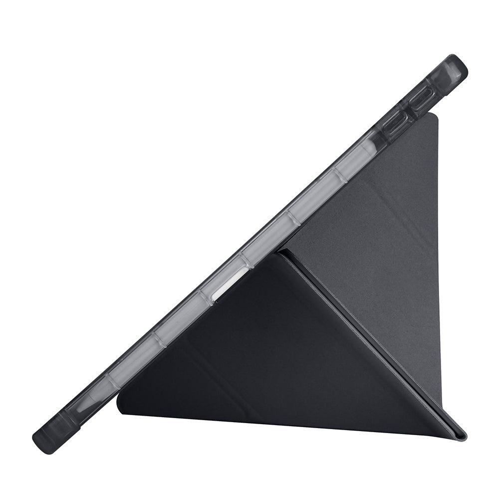 Lenovo Tab TB-311FU Kılıf Zore Tri Folding Kalem Bölmeli Standlı Kılıf Lila