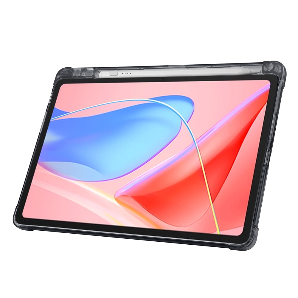 Lenovo Tab TB-311FU Kılıf Zore Tri Folding Kalem Bölmeli Standlı Kılıf Siyah