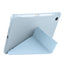 Lenovo Tab TB-311FU Kılıf Zore Tri Folding Kalem Bölmeli Standlı Kılıf Siyah