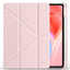 Lenovo Tab TB-311FU Kılıf Zore Tri Folding Kalem Bölmeli Standlı Kılıf Rose Gold