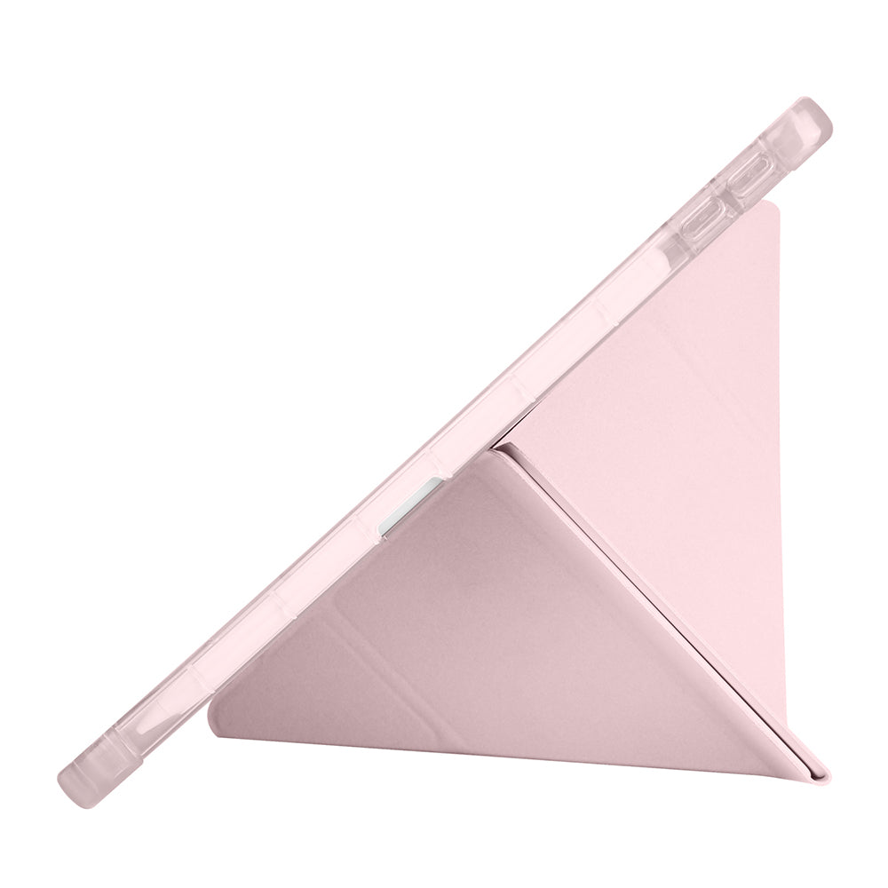 Lenovo Tab TB-311FU Kılıf Zore Tri Folding Kalem Bölmeli Standlı Kılıf Mavi