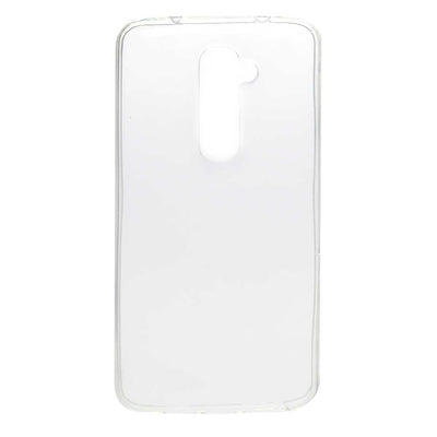 LG G2 Kılıf Zore Süper Silikon Kapak Renksiz