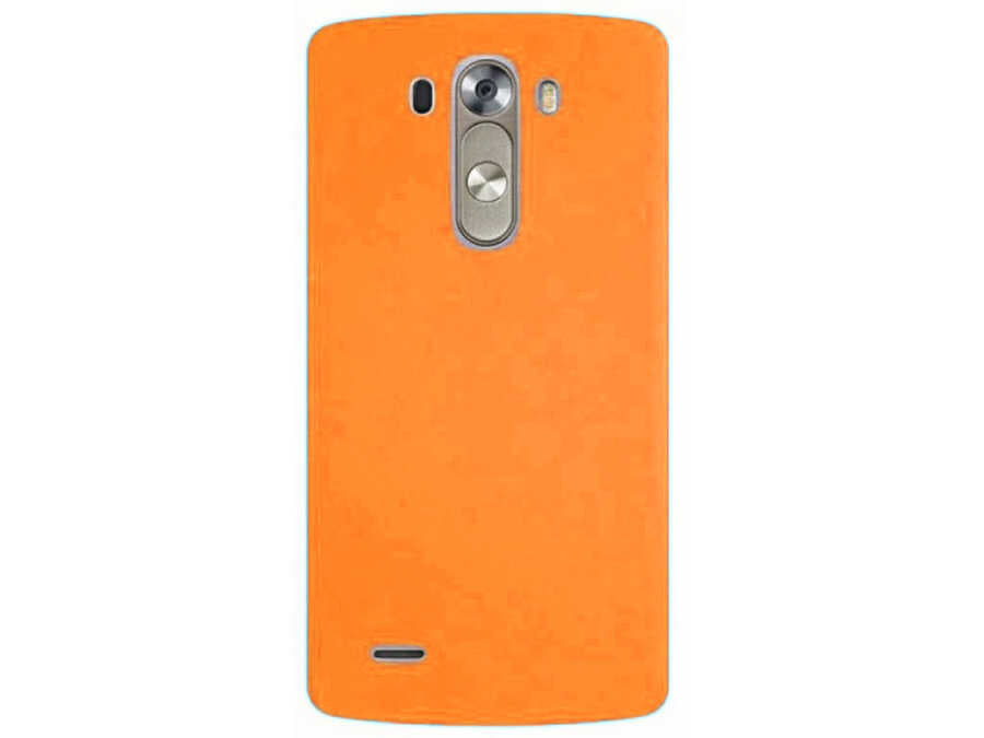 LG G3 Kılıf Zore Premier Silikon Kapak Turuncu