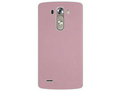 LG G3 Kılıf Zore Premier Silikon Kapak Rose Gold