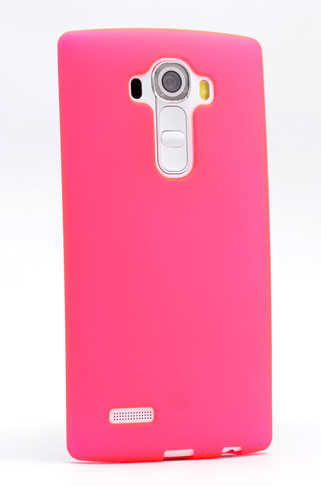 LG G4 Kılıf Zore Premier Silikon Kapak Pembe
