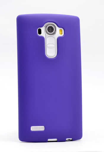 LG G4 Kılıf Zore Premier Silikon Kapak Mor