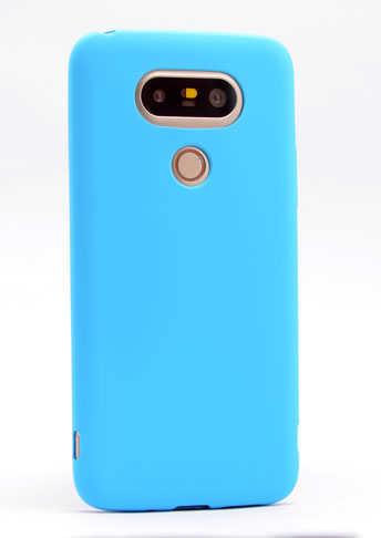 LG G5 Kılıf Zore Premier Silikon Kapak Mavi