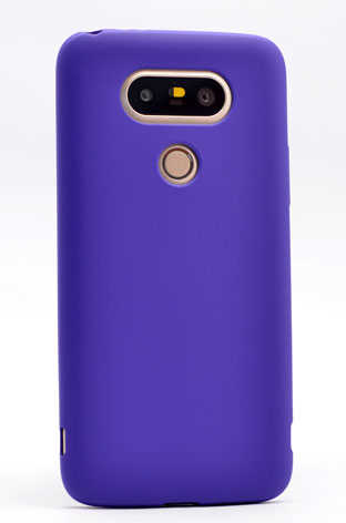 LG G5 Kılıf Zore Premier Silikon Kapak Mor