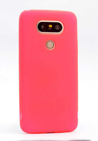 LG G5 Kılıf Zore Premier Silikon Kapak Pembe