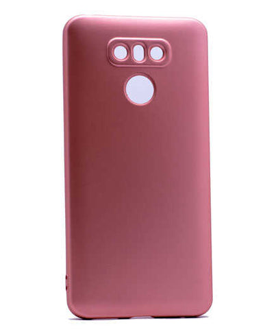 LG G6 Kılıf Zore Premier Silikon Kapak Rose Gold