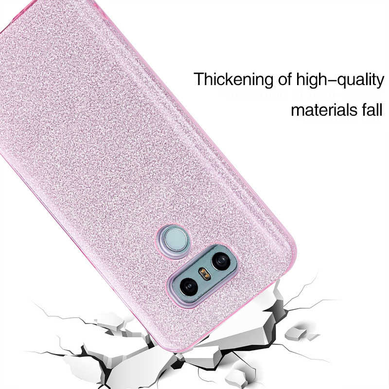 LG G6 Kılıf Zore Shining Silikon Siyah