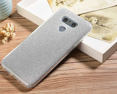 LG G6 Kılıf Zore Shining Silikon Gümüş