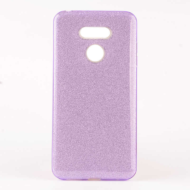 LG G6 Kılıf Zore Shining Silikon Mor