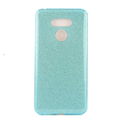 LG G6 Kılıf Zore Shining Silikon Mavi