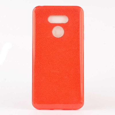 LG G6 Kılıf Zore Shining Silikon Kırmızı