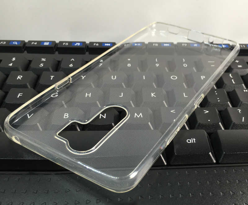 LG G7 Kılıf Zore Süper Silikon Kapak Renksiz