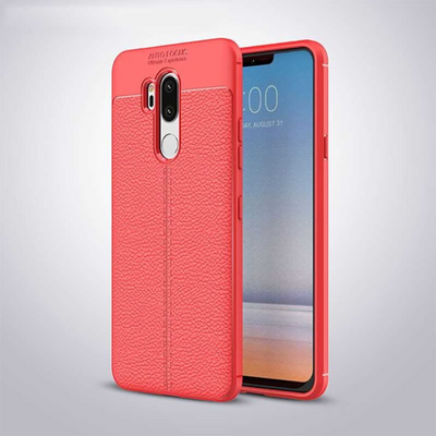 LG G7 Kılıf Zore Niss Silikon Kapak Kırmızı