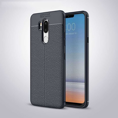 LG G7 Kılıf Zore Niss Silikon Kapak Lacivert