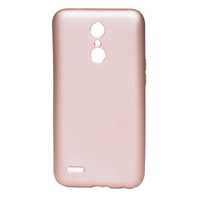 LG K10 2017 Kılıf Zore Premier Silikon Kapak Rose Gold