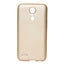 LG K10 2017 Kılıf Zore Premier Silikon Kapak Gold