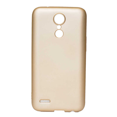LG K10 2017 Kılıf Zore Premier Silikon Kapak Gold